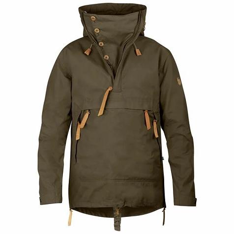 Fjallraven High Coast No. 8 Anorak Akció - Sötét Olivazöld Kabát Sötét Olivazöld QTL937024